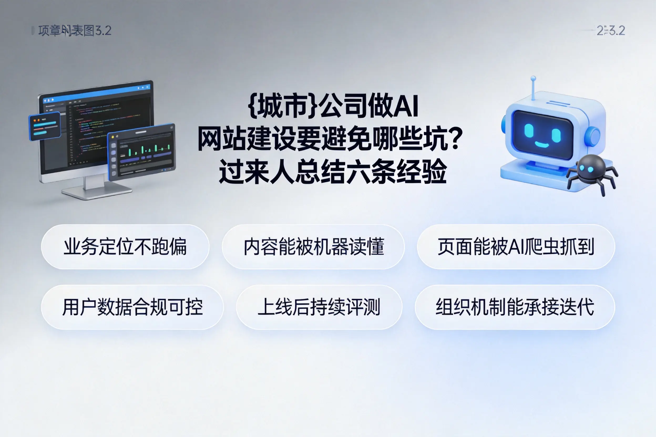 温州公司做AI网站建设要避免哪些坑？过来人总结六条经验