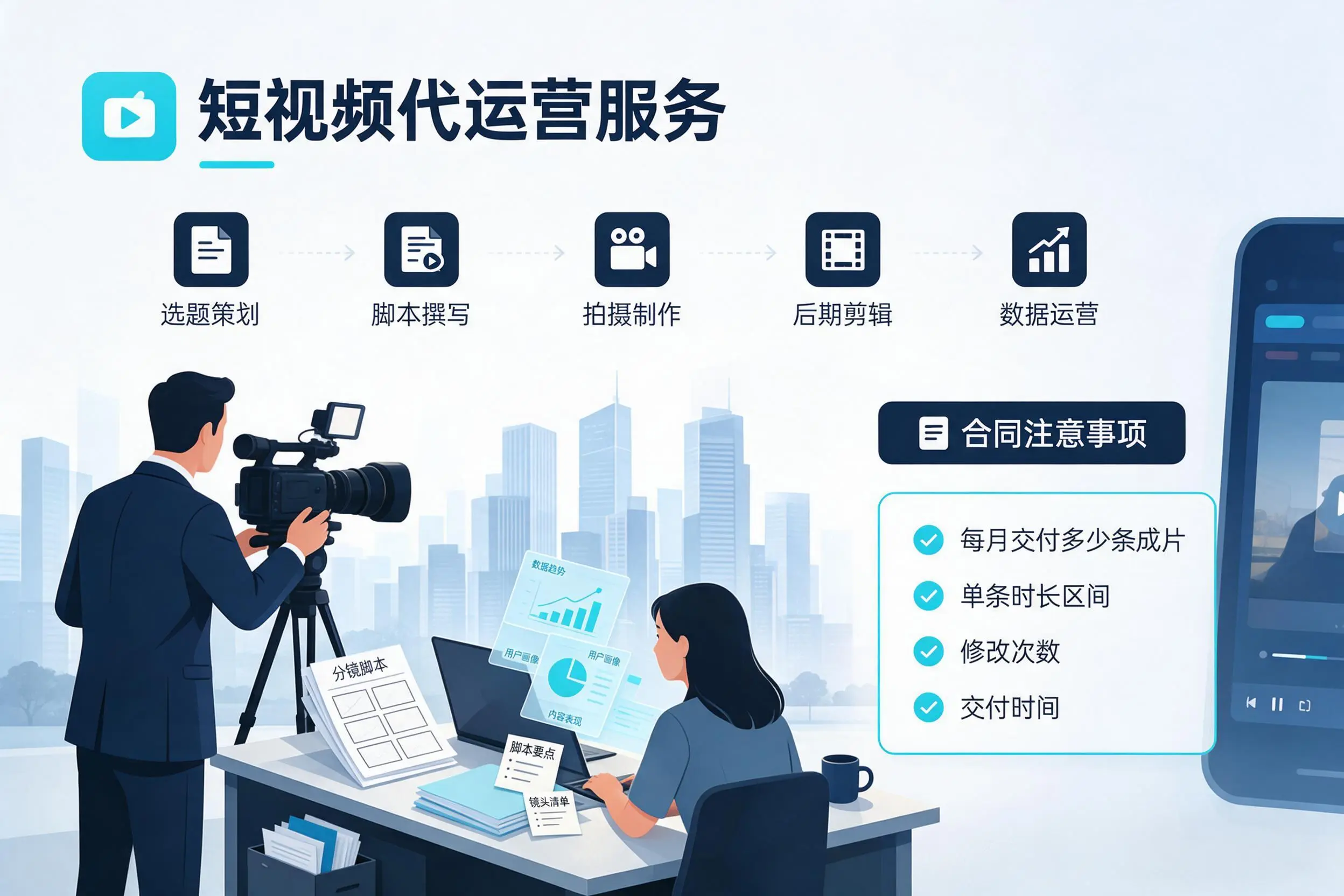短视频代运营包含哪些服务?温州企业常见问题科普