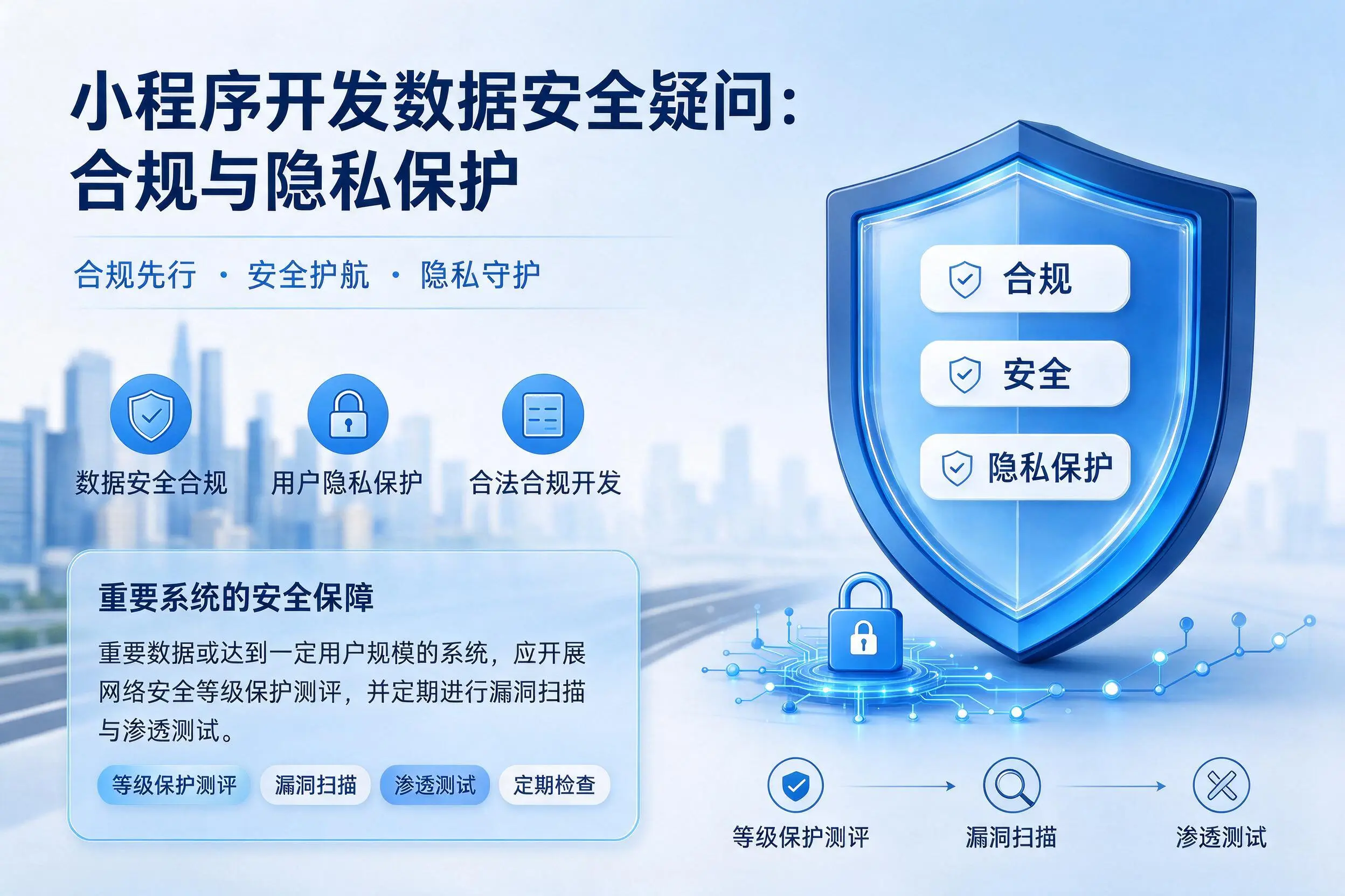 温州小程序开发数据安全疑问：合规与隐私保护